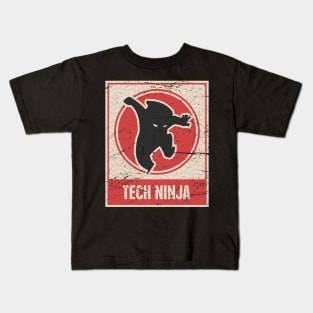 Tech Ninja | Tech Support Design Kids T-Shirt